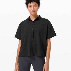 Lululemon Cropped button down shirt